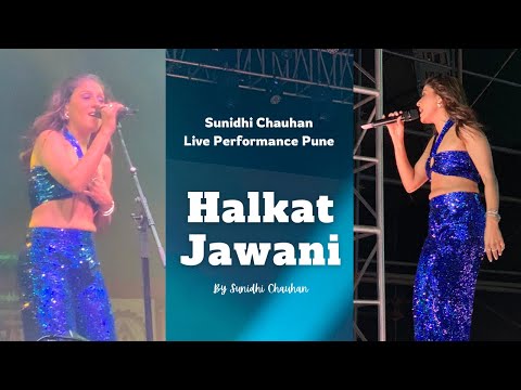 Sunidhi Chauhan Live Performance in Pune | Halkat Jawani By Sunidhi Chauhan