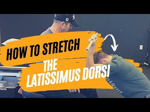 How To Stretch The Latissimus Dorsi (Tight Lats) - Best 3 Lat Stretches