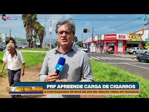 PRF APREENDE CARGA DE CIGARROS