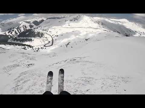 A Day Speedflying on Loveland Pass