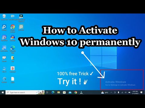 How To Activate Windows 10 Permanently 2023 || Free Easy Solution try it!