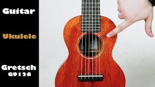 Video thumbnail for Guitar Ukulele | Gretsch Guitalele G9126 by C. A. House Music
