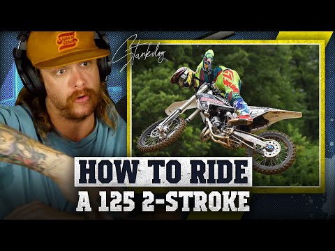 "First gear is your friend!" Motocross hero Stankdog explains how to ride a 125cc 2-Stroke Dirtbike