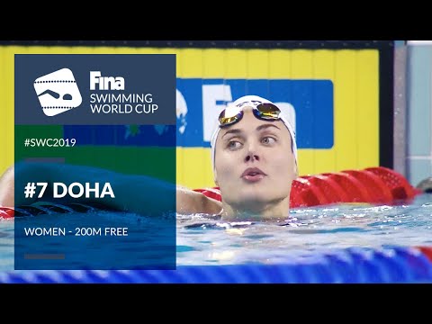 Плавание Women's 200m Free | Day 2 Doha #SWC19 | FINA Swimming World Cup 2019