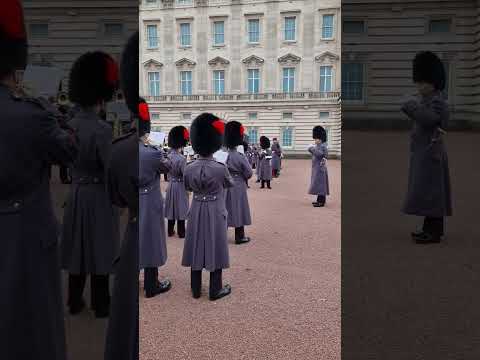 Guards play Petula Clark 'Downtown'.
