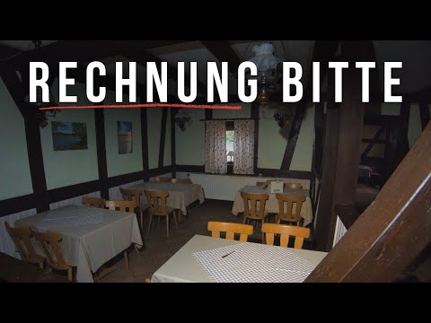 Eine verlassene Gaststätte 🧊 eingefroren in der Zeit