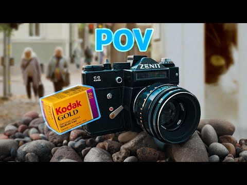 Zenit Film Camera is NOT for Everyone. Kodak GOLD 200