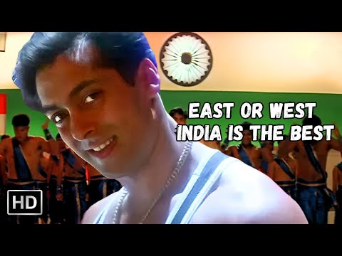 East Or West India Is The Best | Salman Khan, Karishma Kapoor | Independence Day Special Song
