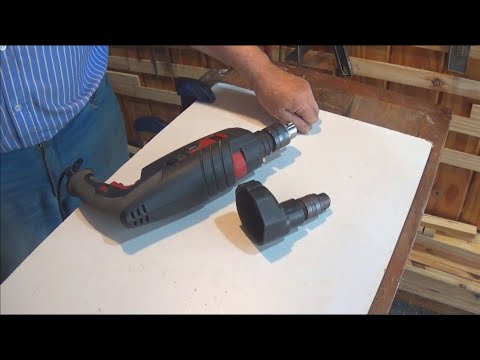 Cómo hacer un torno casero con taladros reciclados