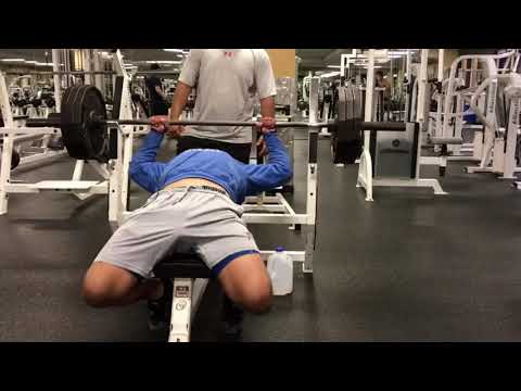 16 Year Old Matthew Poching 320LBS/145KG Bench Press 10.21.2017