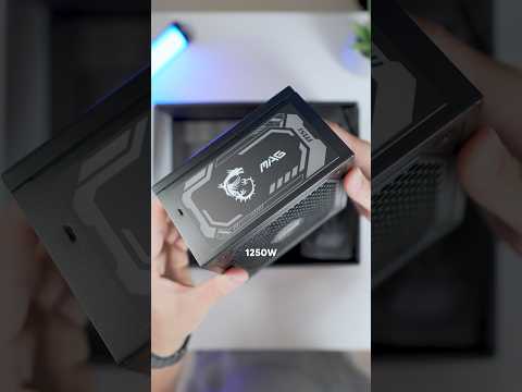 Beefy GPU calls for a beefy PSU 💪⚡ MSI MAG A1250GL ATX 3.1 PSU
