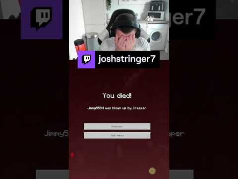 JoshStringer7 - yikes 😱😂#5tringer #minecraft #minecraftpocketedition #twitch #shorts