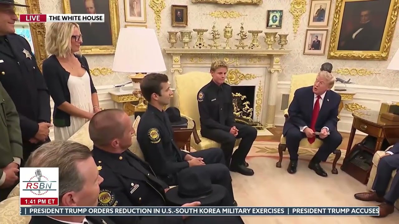 President Trump Invites Hero Lifeguard Ryder Williams and Boy He Saved to White House - 08/17/26