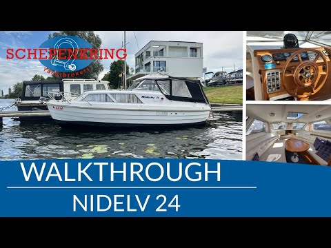 Nidelv 24 for sale Walktrough | Schepenkring jachtmakelaars | Krekelberg Nautic