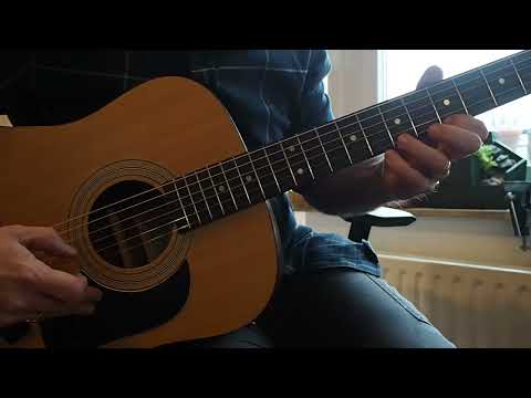 Aria Dreadnought acoustic guitar - vintage image 13