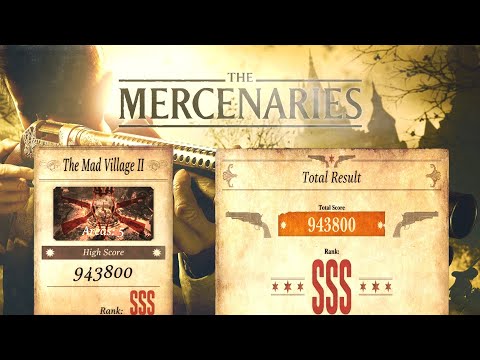 Resident Evil 8: Village (PS5 1080p 60FPS) - Mercenaries Walkthrough - The Mad Village 2 (SSS Rank)
