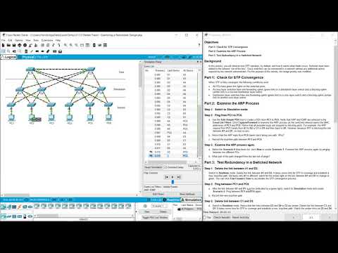 3 1 1 5 Packet Tracer   Examining a Redundant Design