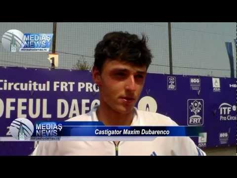 Festivitate finala simplu FRT Pro Turneul Dafora 2012