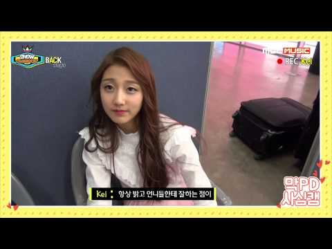 150314 Lovelyz Show Champion Backstage