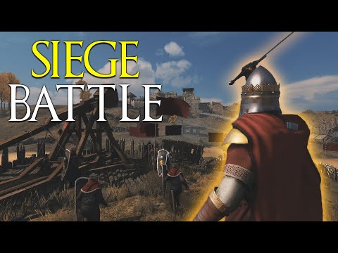 Mount & Blade 2: Bannerlord | BESIEGING a CASTLE | SIEGE Gameplay