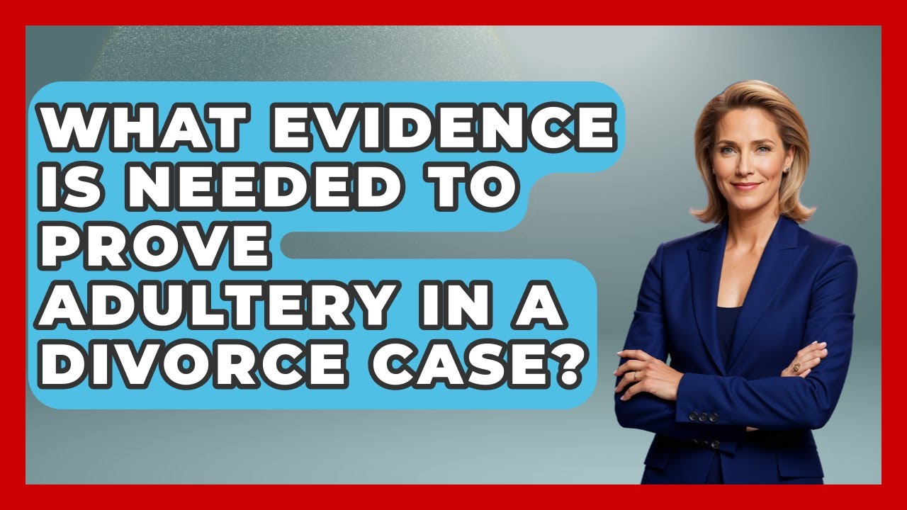 What Evidence Is Needed To Prove Adultery In A Divorce Case? - Get Divorce Answers