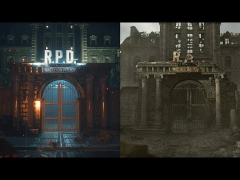 Resident Evil 2 VS Resident Evil 9 Requiem R.P.D. Comparison after Thermobaric explosion [4K]