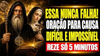 🛑 ORAÇÃO QUE NUNCA FALHA PARA UMA CAUSA IMPOSSÍVEL COM SÃO BENTO E SANTA RITA DE CÁSSIA