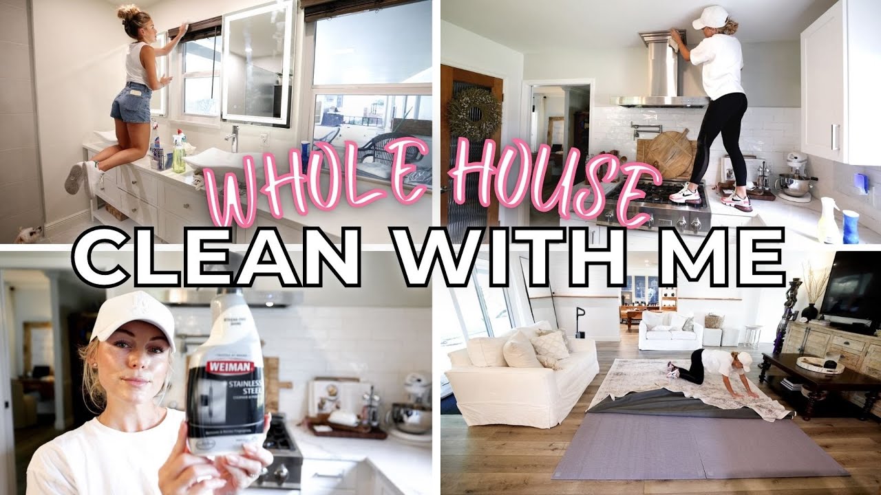 SPEED CLEAN WITH ME | WHOLE HOUSE DEEP CLEANING MOTIVATION!