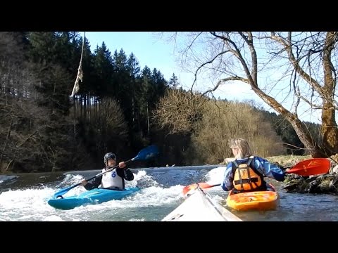 Eder -spritzige Frühjahrstour, Raumland, Schwarzenau, Beddelhausen, Hatzfeld, Kenterung