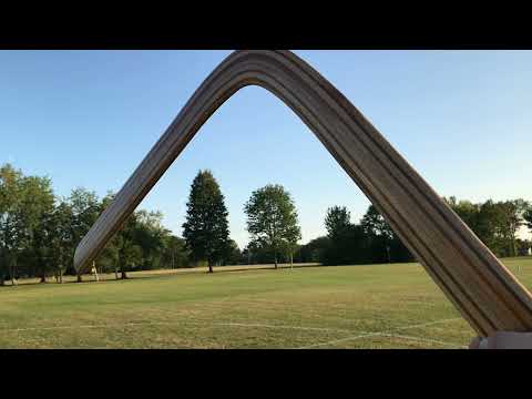 Magnum Traditional boomerang by John Cryderman - single throw #3
