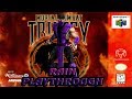Mortal Kombat Trilogy N64 Rain Playthrough