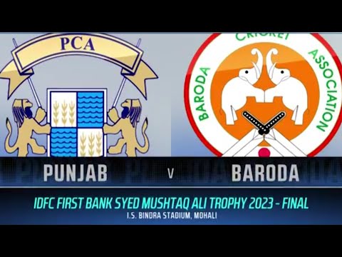 Final: Punjab vs Baroda - Highlights Match - Syed Mushtaq Ali Trophy 2023