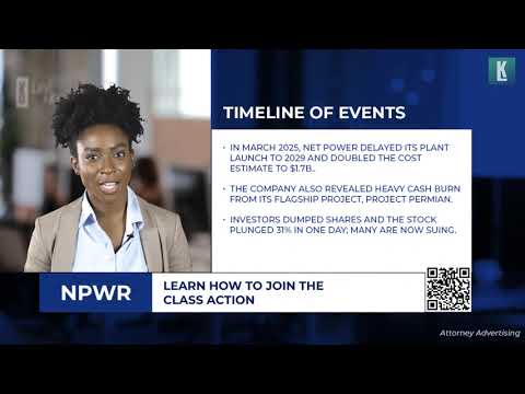 Shareholder Alert for Net Power (NPWR)