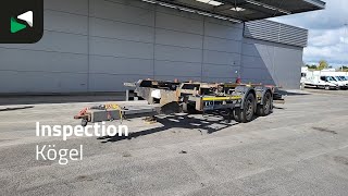 Kögel ZW18 2 axles TUV 09/25 container chassis trailer for sale - Image 4 | Autoline HK Kögel ZW18 2 axles TUV 09/25 container chassis trailer | Image 4 - Autoline