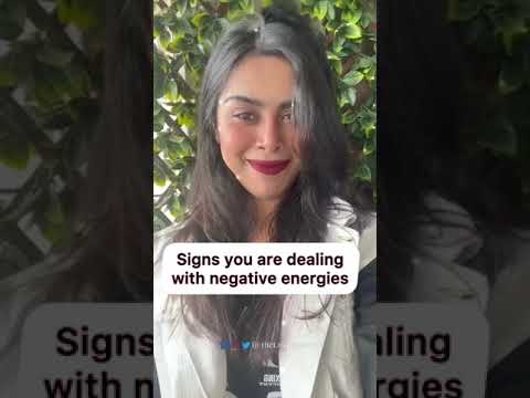 Signs you are dealing with negative energies around you