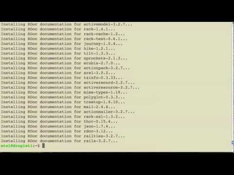 Ubuntu 12.04에 RVM을 사용하여 Ruby on Rails를 설치하는 방법