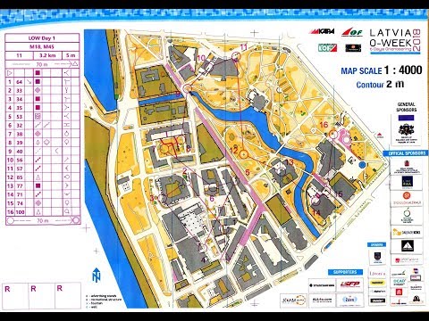 World Orienteering Championships / Latvia O-Week Sprint Kronvalda Park, Riga 4 August 2018