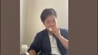 【元力士】大盛り明太子クリームパスタ、クリスピーチキン、焼き鯖おにぎり、コロじゃが、プロテインココア味を喰らう【朝ごはん】