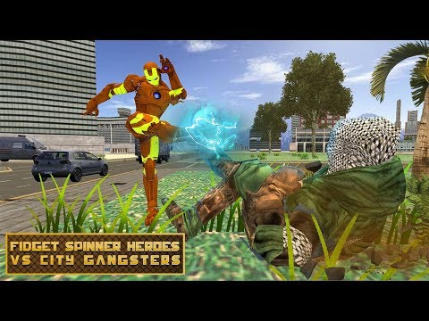 Fidget Spinner Heroes vs City Gangsters