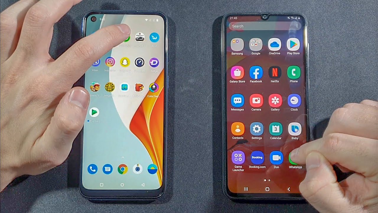 OnePlus Nord N100 vs Samsung A70 Comparison Speed Test