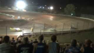 preview picture of video 'I-77 Raceway Park Steel Block Late Model $4,000 To Win Hillbilly 50 8-31-2013'