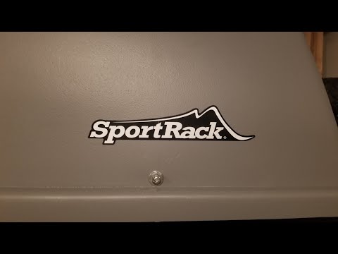 SportRack Skyline XL Cargo Box Unboxing and Assembly