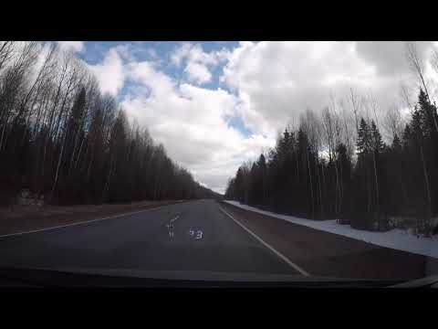 Driving from Pskov to Moscow Martch 2021
