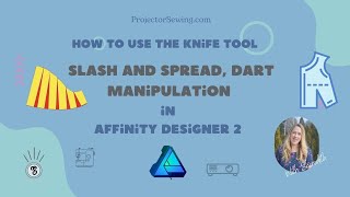 How to use the Knife Tool in Affinity Designer 2 for Sewing