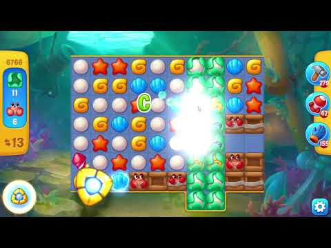 Fishdom 6766 Level - 22 moves - NO BooSTERS