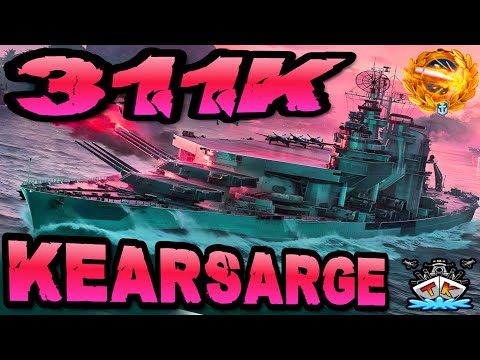 Kearsarge drückt 311K DMG in Ranked!!! *T9 MONSTER* "300K Club" ⚓️ in World of Warships 🚢