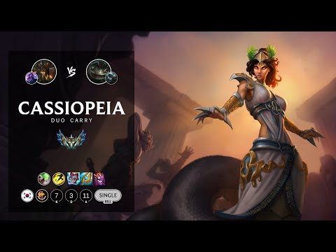 Cassiopeia Bot vs Tahm Kench - KR Challenger Patch 12.11