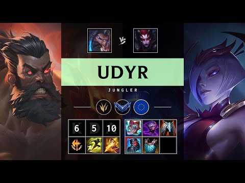 Udyr Jungle vs Elise - EUW Diamond Patch 25.21