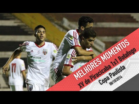 MELHORES MOMENTOS: XV de Piracicaba 1x1 Botafogo - Copa Paulista - 06.10.14
