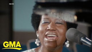 Unearthed footage from the brand new Aretha Franklin documentary &#39;Amazing Grace&#39; l GMA